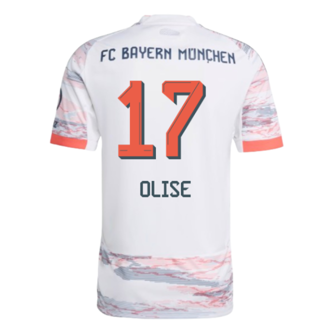 2025-2026 Bayern Munich Away Shirt (Olise 17)-Football Jersey Hub