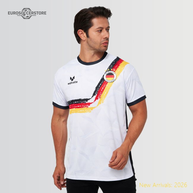 Germany Legacy Football Jersey (Wolvate) Adult Short Sleeve-Football Jersey Hub