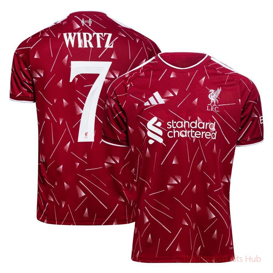 Liverpool Home Shirt 2026/27 Cup Print WIRTZ 7-UniFootball Store