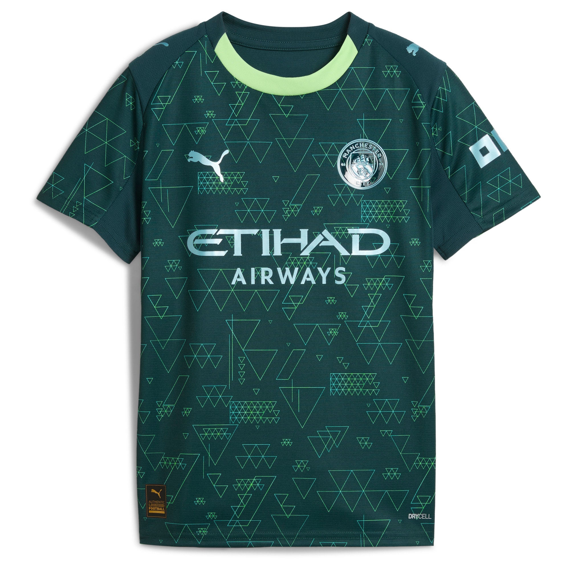 Erling Haaland #9 Manchester City x EA SPORTS FC Youth 2025/26 Fourth Jersey - Green