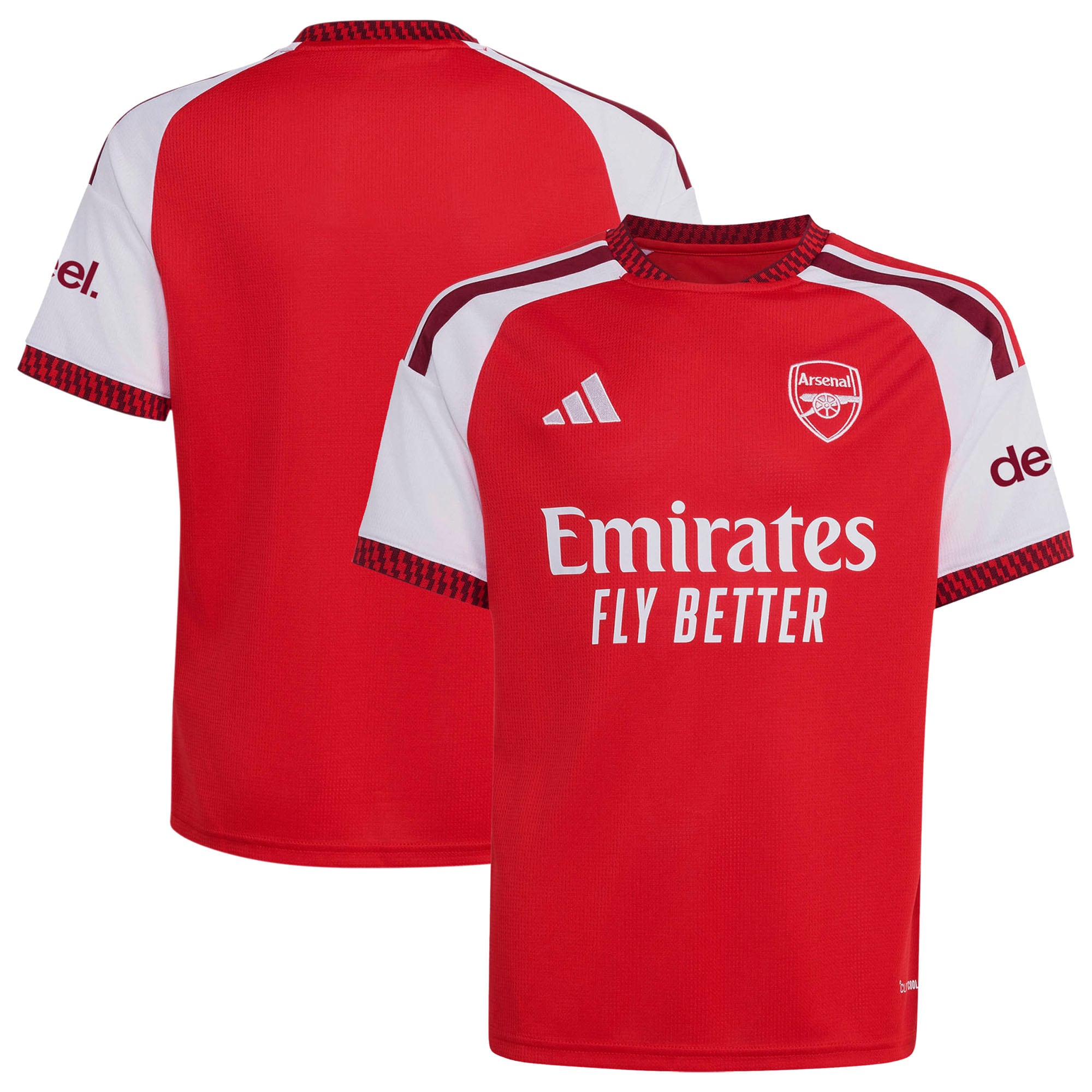 Arsenal Youth 2026/27 Home Replica Jersey - Red