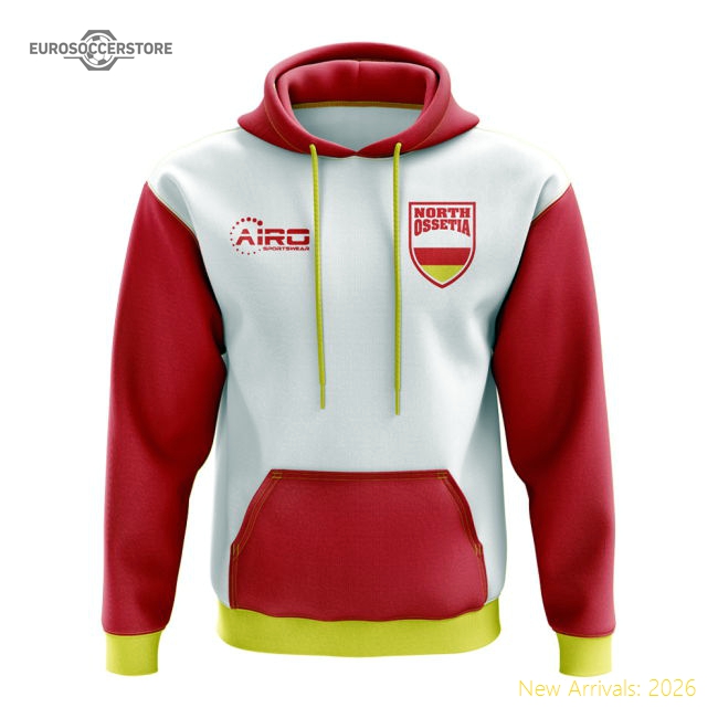 North Ossetia Concept Country Football Hoody (White)-Football Jersey Hub