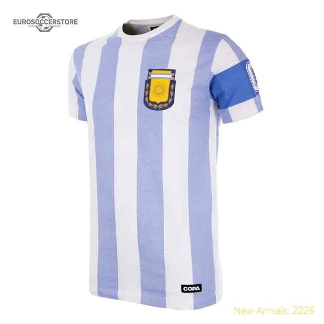 Argentina Capitano T-Shirt-Football Jersey Hub
