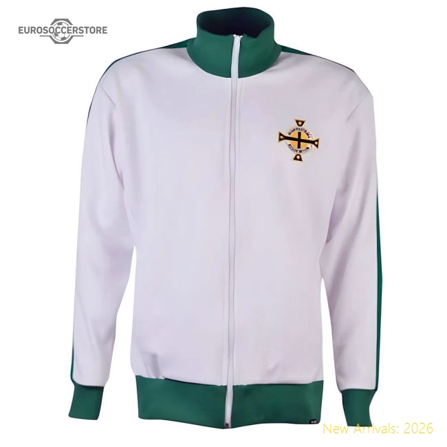 Northern Ireland Retro Anthem Track Top-Football Jersey Hub
