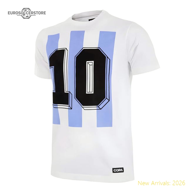 Argentina Number 10 T-Shirt-Football Jersey Hub