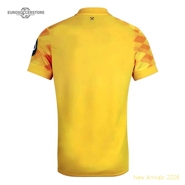 2024-2025 West Ham Goalkeeper Shirt (Yellow)-Football Jersey Hub