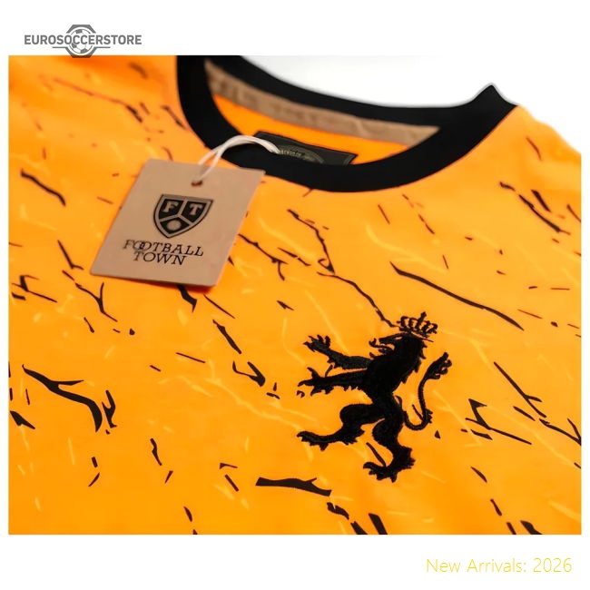 Holland Marble De Leeuw Home Retro Football Shirt-Football Jersey Hub