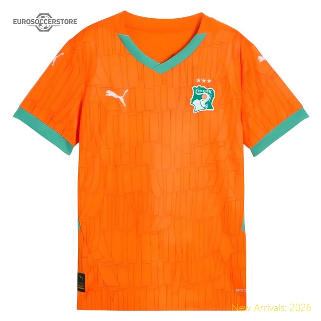 2024-2025 Ivory Coast Home Shirt (Kids)-Football Jersey Hub
