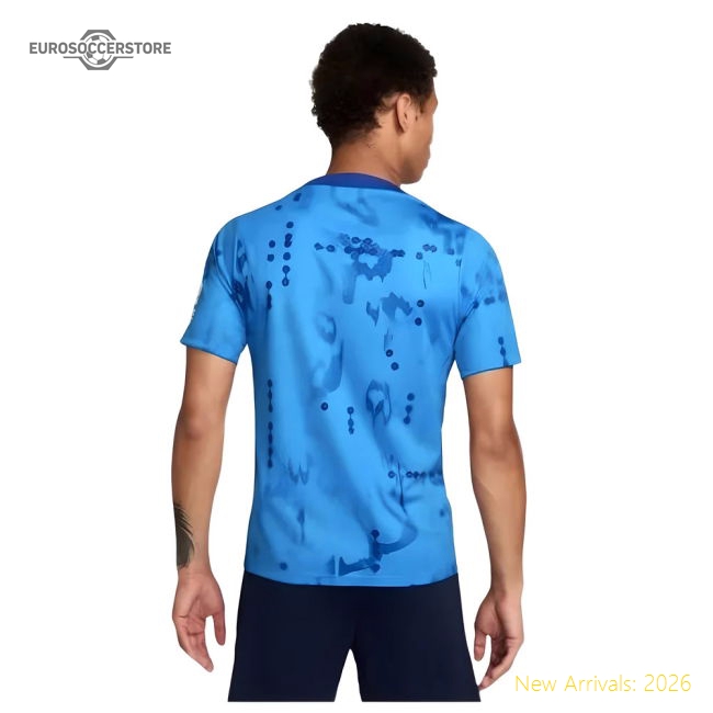 2024-2025 Chelsea Academy Pro Pre-Match Shirt (Blue)-Football Jersey Hub