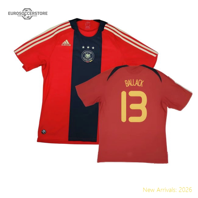 Germany 2008-10 Away Shirt ((Excellent) XXL) (BALLACK 13)-Football Jersey Hub