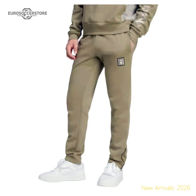 2024-2025 Arsenal Seasonal Fleece Tracksuit Bottoms (Orbit Green)-Football Jersey Hub