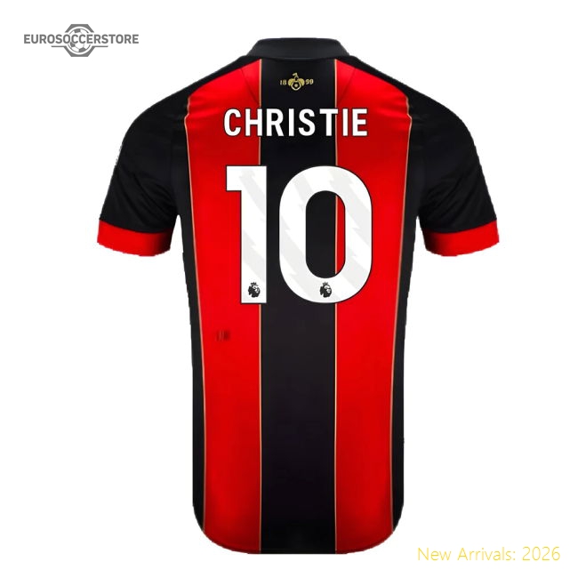 2024-2025 Bournemouth Home Shirt (Christie 10)-Football Jersey Hub