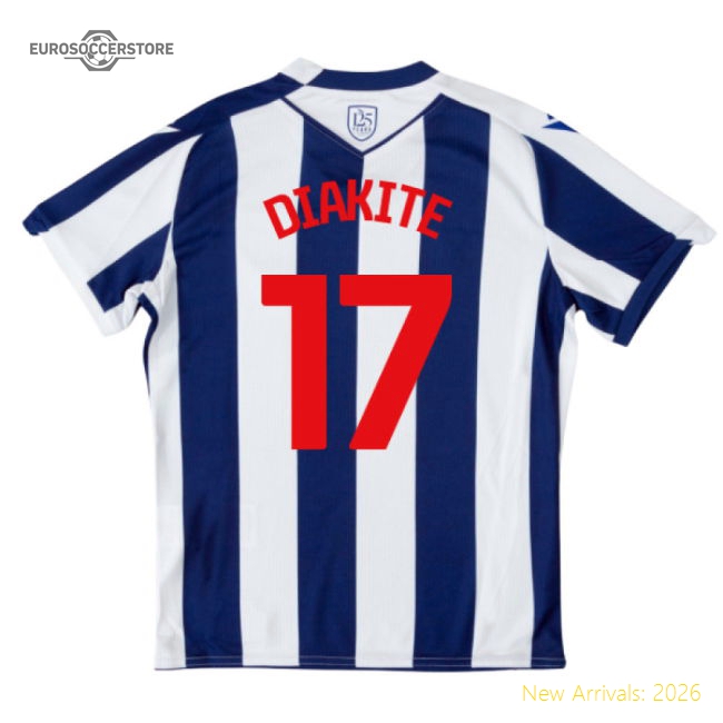 2025-2026 West Brom WBA Home Shirt - Kids (Diakite 17)-Football Jersey Hub