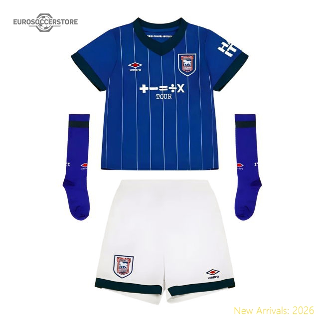 2024-2025 Ipswich Town Home Mini Kit-Football Jersey Hub