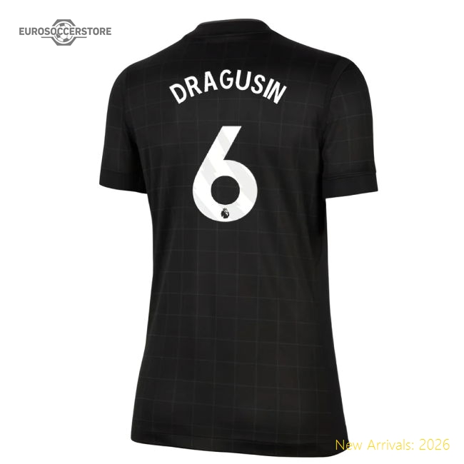 2025-2026 Tottenham Away Shirt (Womens) (Dragusin 6)-Football Jersey Hub