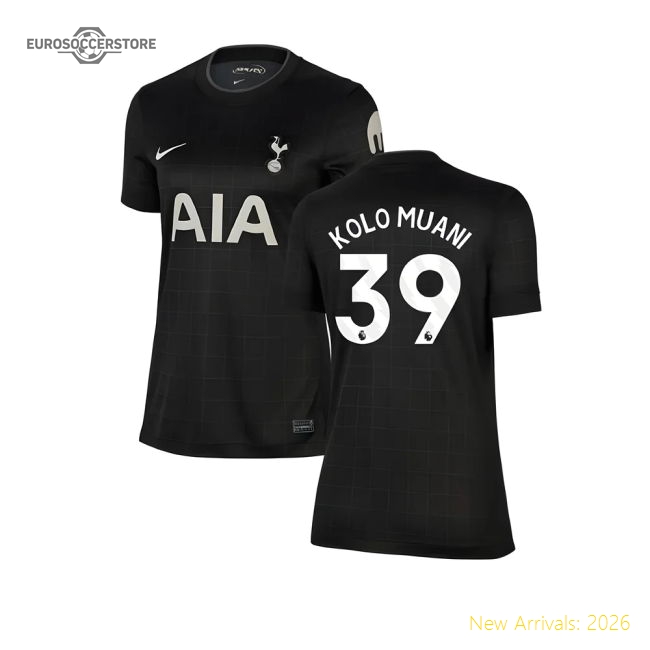 2025-2026 Tottenham Away Shirt (Womens) (Kolo Muani 39)-Football Jersey Hub