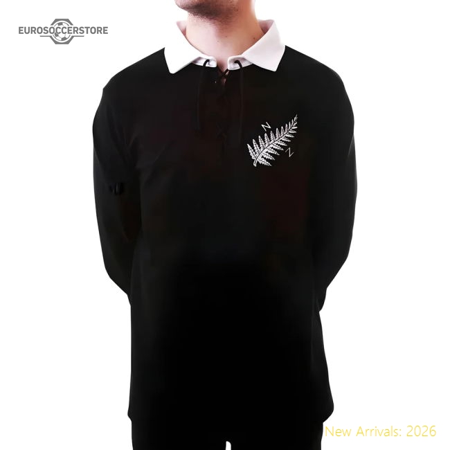 New Zealand 1924 Retro Rugby Shirt-Football Jersey Hub