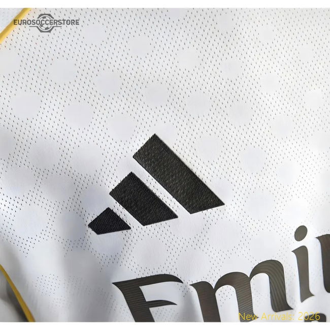 2025-2026 Real Madrid Authentic Home Shirt-Football Jersey Hub