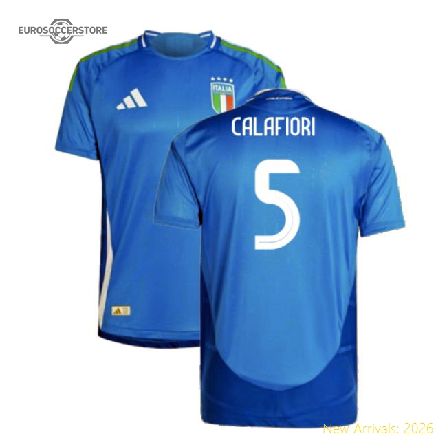 2024-2025 Italy Authentic Home Shirt (CALAFIORI 5)-Football Jersey Hub