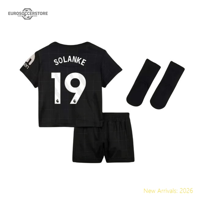 2025-2026 Tottenham Away Baby Kit (Solanke 19)-Football Jersey Hub