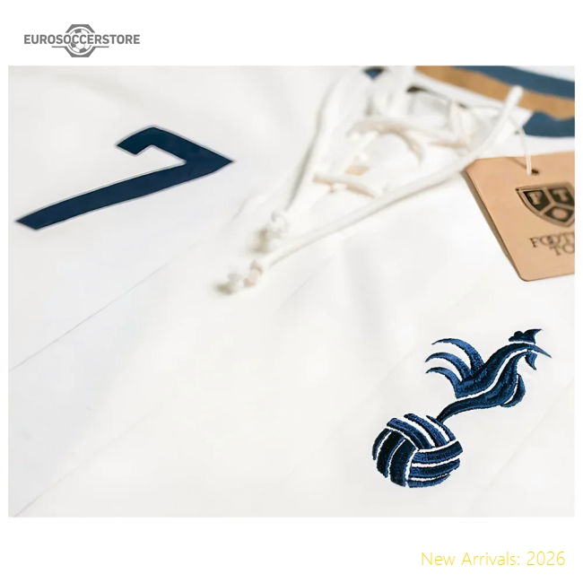 Tottenham Retro Shirt with Laces The Cockerel-Football Jersey Hub