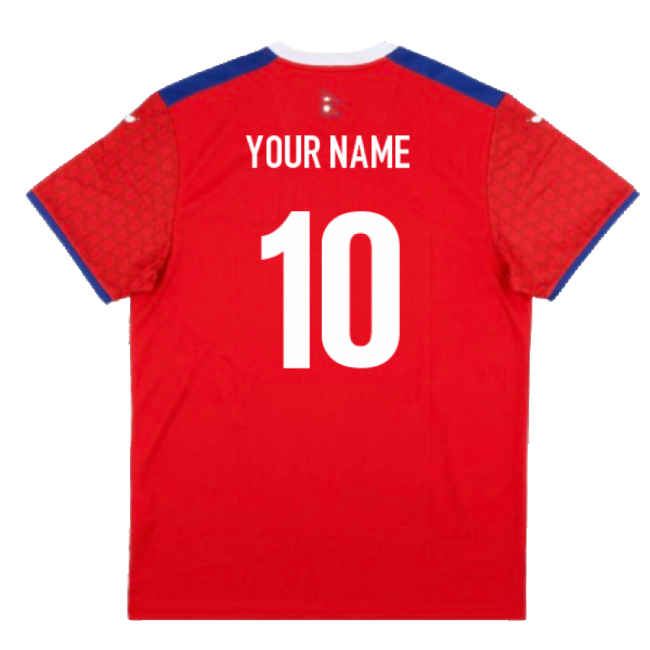 2024-2025 Nepal Home Kit (Shirt and Shorts) (Your Name)-Football Jersey Hub