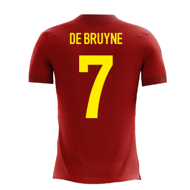 2025-2026 Belgium Airo Concept Home Shirt (De Bruyne 7)-Football Jersey Hub