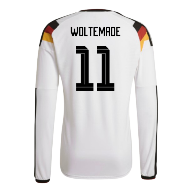 2026-2027 Germany Authentic Long Sleeve Home Shirt (Woltemade 11)-Football Jersey Hub