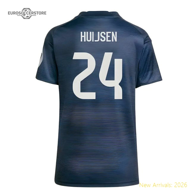 2025-2026 Real Madrid Authentic Away Shirt (Womens) (Huijsen 24)-Football Jersey Hub