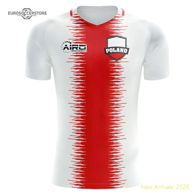 2025-2026 Poland Home Concept Football Shirt - Womens-Football Jersey Hub