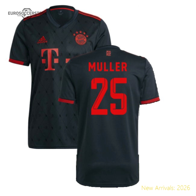 2022-2023 Bayern Munich Third Shirt (MULLER 25)-Football Jersey Hub