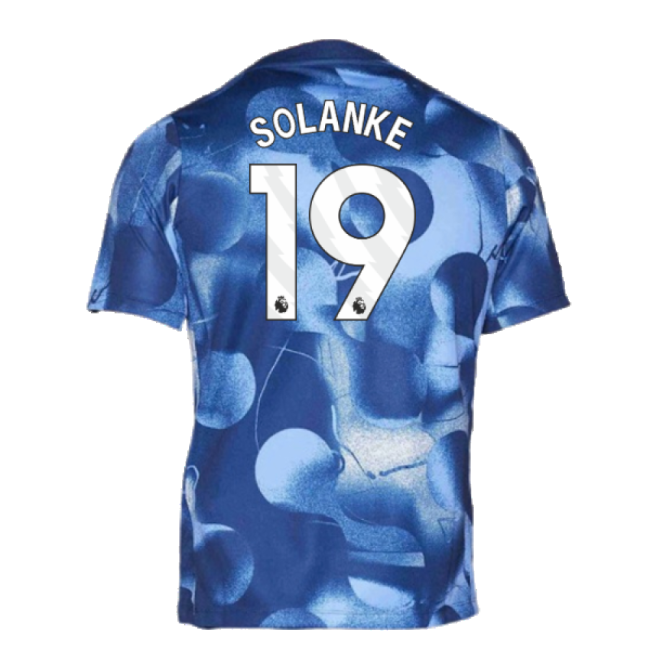2024-2025 Tottenham Pre-Match Shirt (Binary Blue) (Solanke 19)-Football Jersey Hub