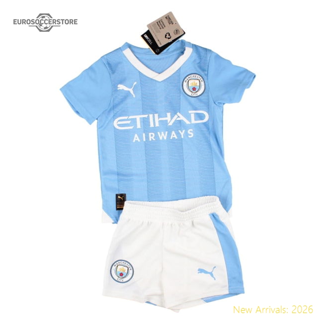 Manchester City 2023-2024 Home Baby Kit (1-2y) (BNWT)-Football Jersey Hub