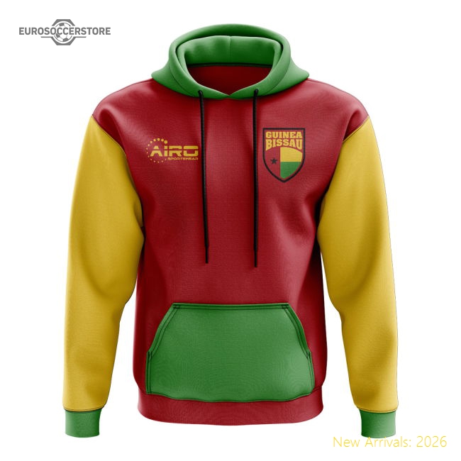 Guinea Bissau Concept Country Football Hoody (Red)-Football Jersey Hub