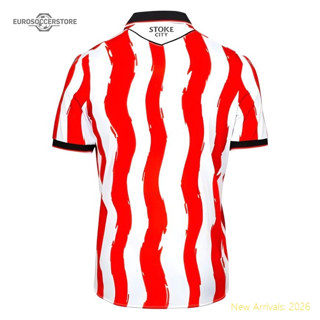 2025-2026 Stoke City Home Shirt-Football Jersey Hub