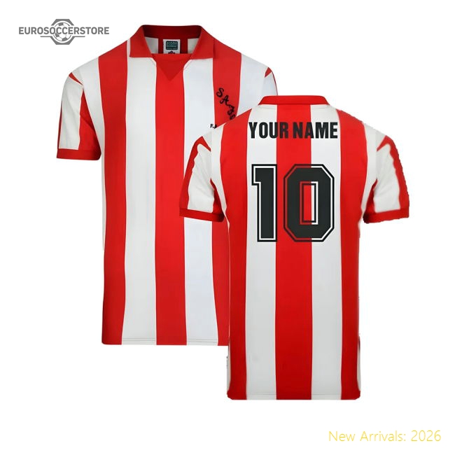 Sunderland 1973 FA Cup Final Home Shirt (Your Name)-Football Jersey Hub