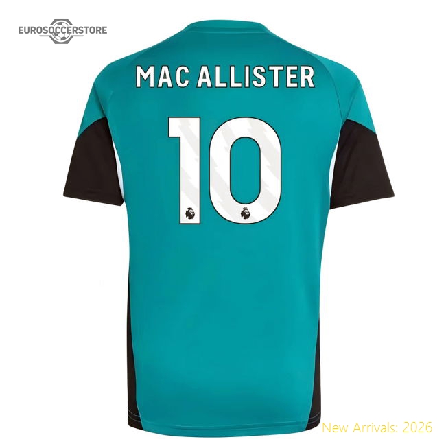2025-2026 Liverpool EU Training Jersey (Green) - Kids (Mac Allister 10)-Football Jersey Hub