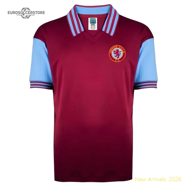Aston Villa 1980 Retro Football Shirt-Football Jersey Hub