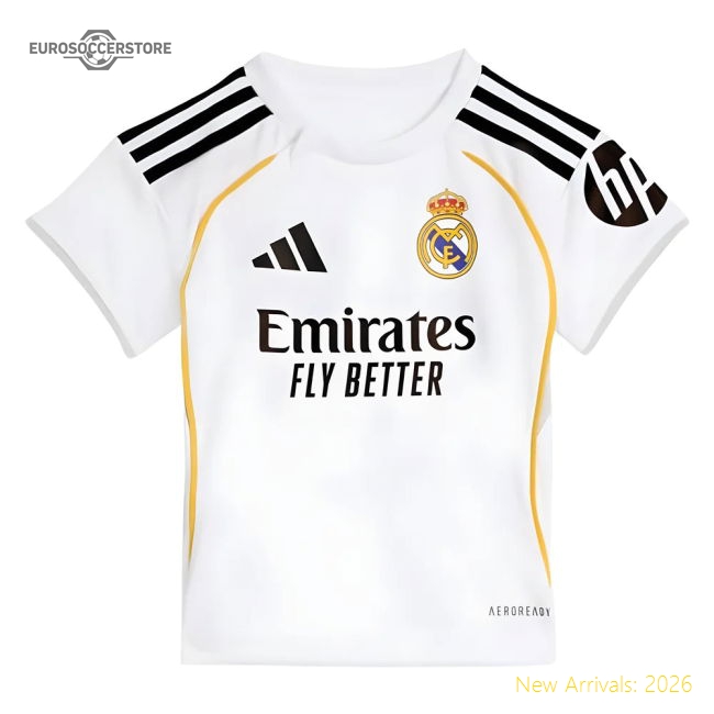 2025-2026 Real Madrid Home Baby Kit-Football Jersey Hub