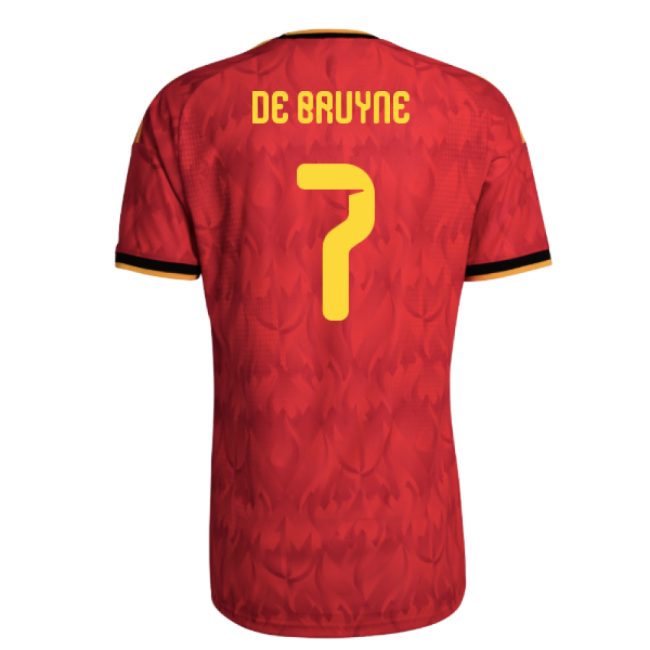 2026-2027 Belgium Authentic Home Shirt (De Bruyne 7)-Football Jersey Hub
