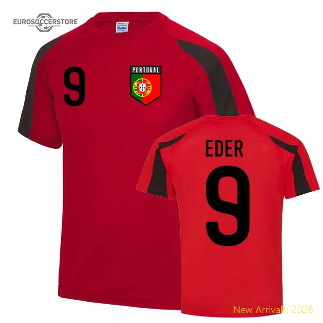 Eder Portugal Sports Training Jersey (Red-Black)-Football Jersey Hub