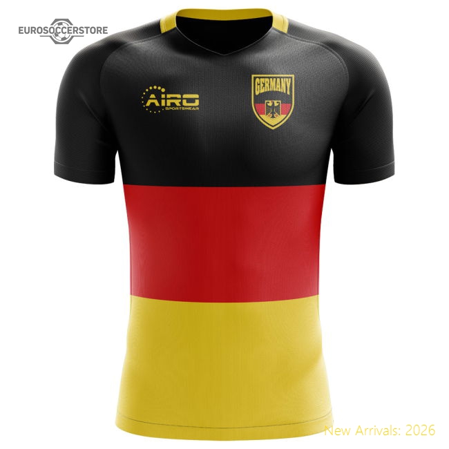 2025-2026 Germany Flag Concept Football Shirt - Womens-Football Jersey Hub