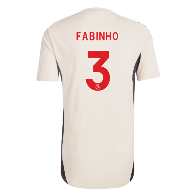 2025-2026 Liverpool Training Jersey (White) - Kids (Fabinho 3)-Football Jersey Hub