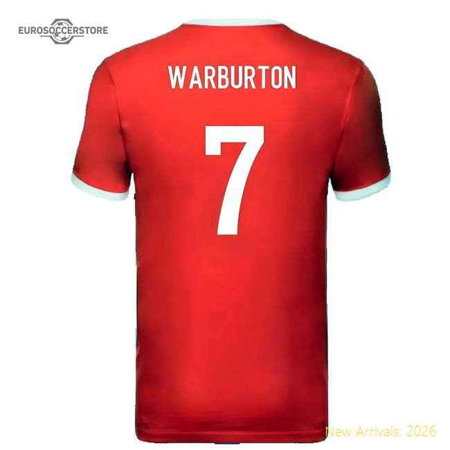 British and Irish Lions Ringer T-Shirt (Red) (Warburton 7)-Football Jersey Hub