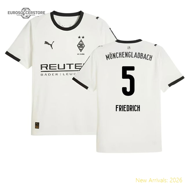2025-2026 Borussia MGB Home Shirt (Friedrich 5)-Football Jersey Hub
