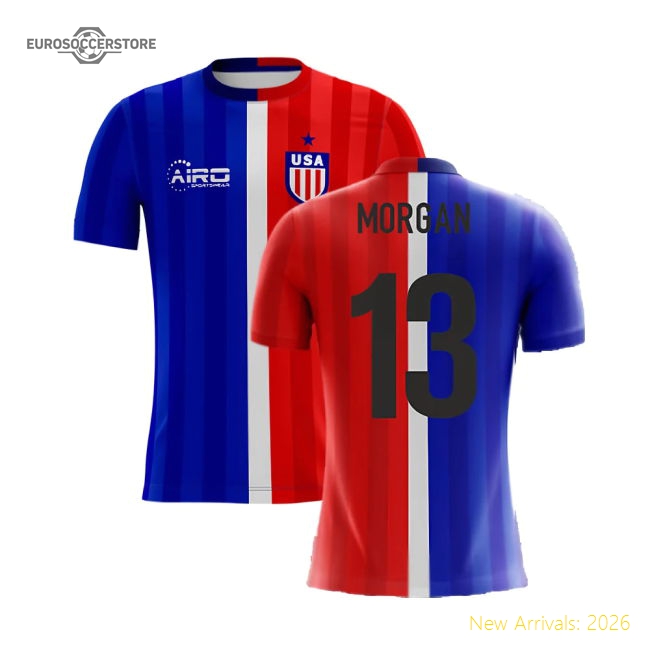 2025-2026 USA Airo Concept Away Shirt (Morgan 13) - Kids-Football Jersey Hub