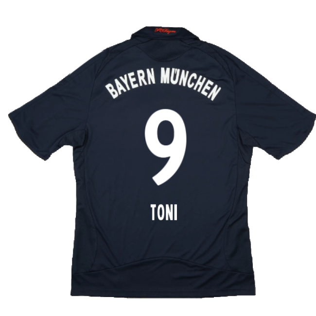 Bayern Munich 2008-10 Away Shirt ((Excellent) S) (Toni 9)-Football Jersey Hub