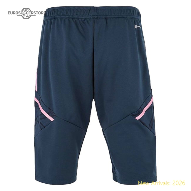 2022-2023 Arsenal Three Quarter Length Pants (Navy)-Football Jersey Hub