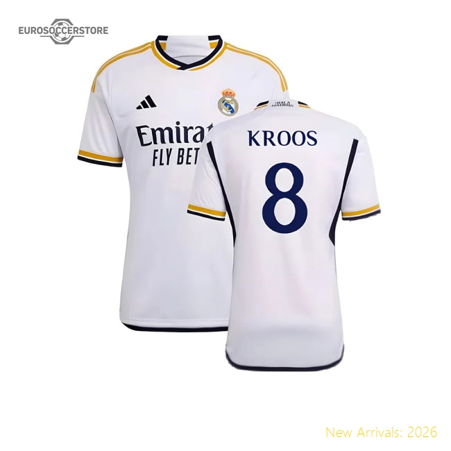 2023-2024 Real Madrid Home Shirt (Kroos 8)-Football Jersey Hub
