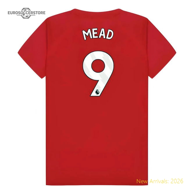Arsenal Poly T-Shirt (Red) - Kids (Mead 9)-Football Jersey Hub